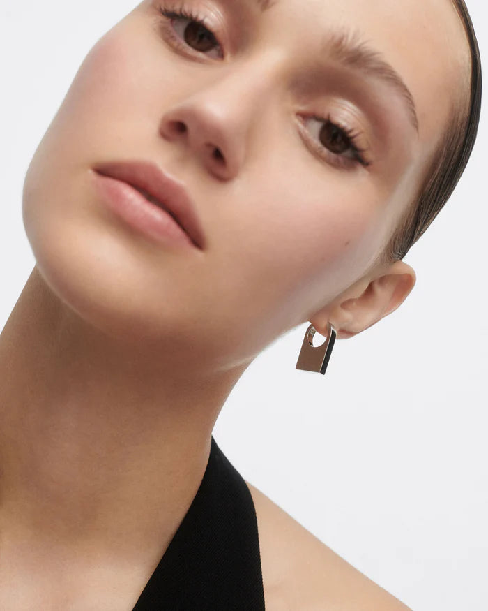 Sterling Silver Chicago Hoops