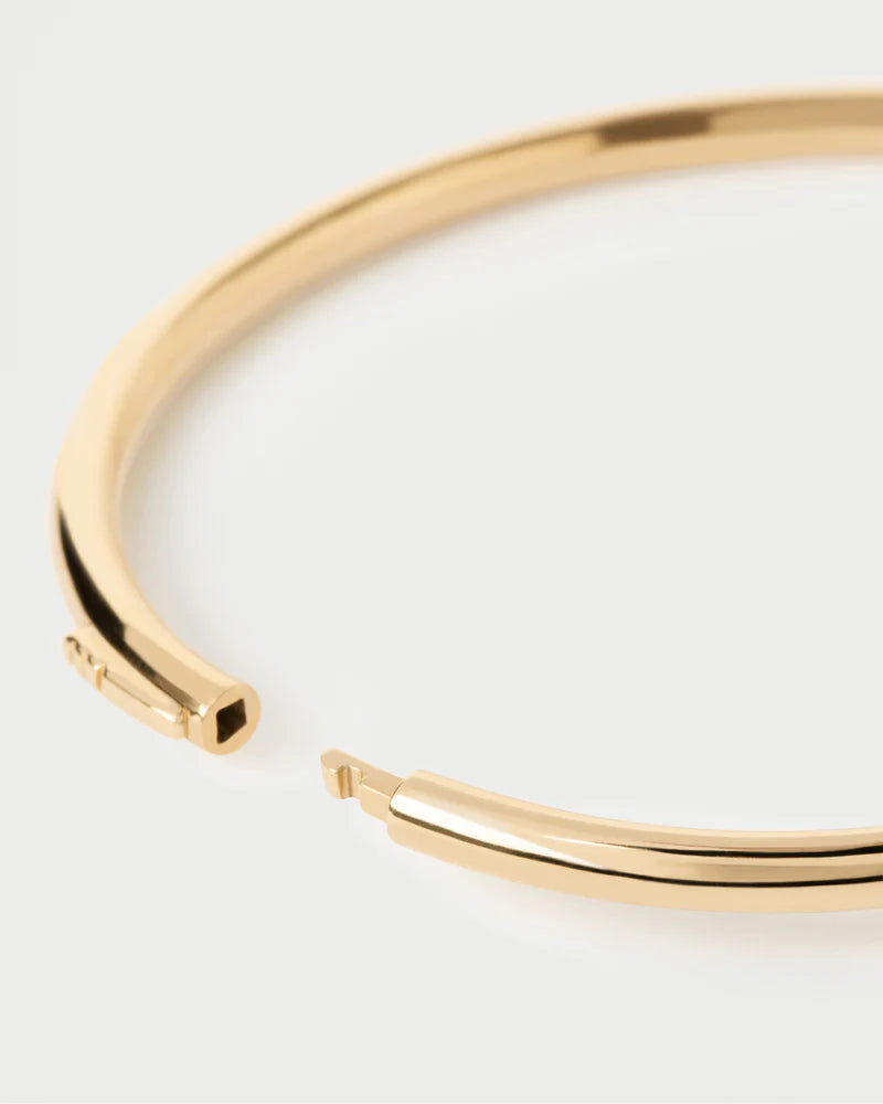 18ct Yellow Gold Vermeil Twist bangle