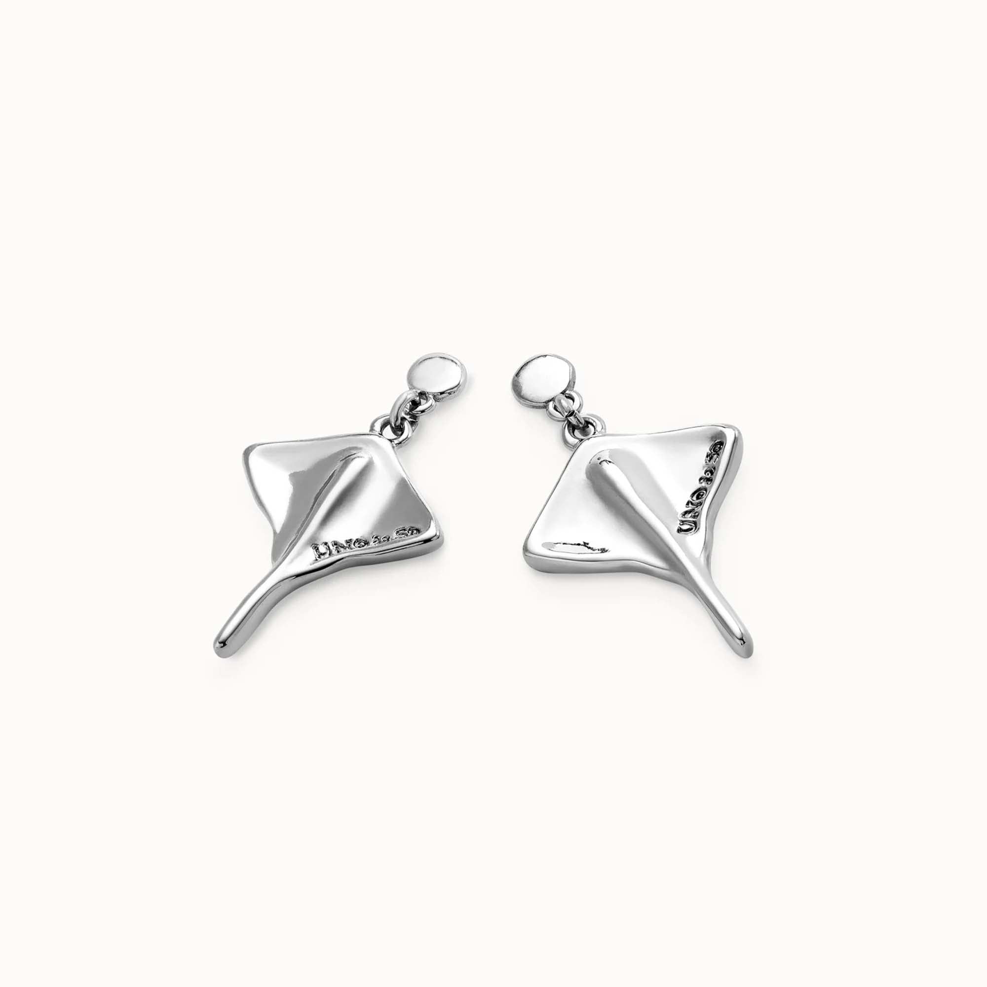 Manta Ray Drop Earrings