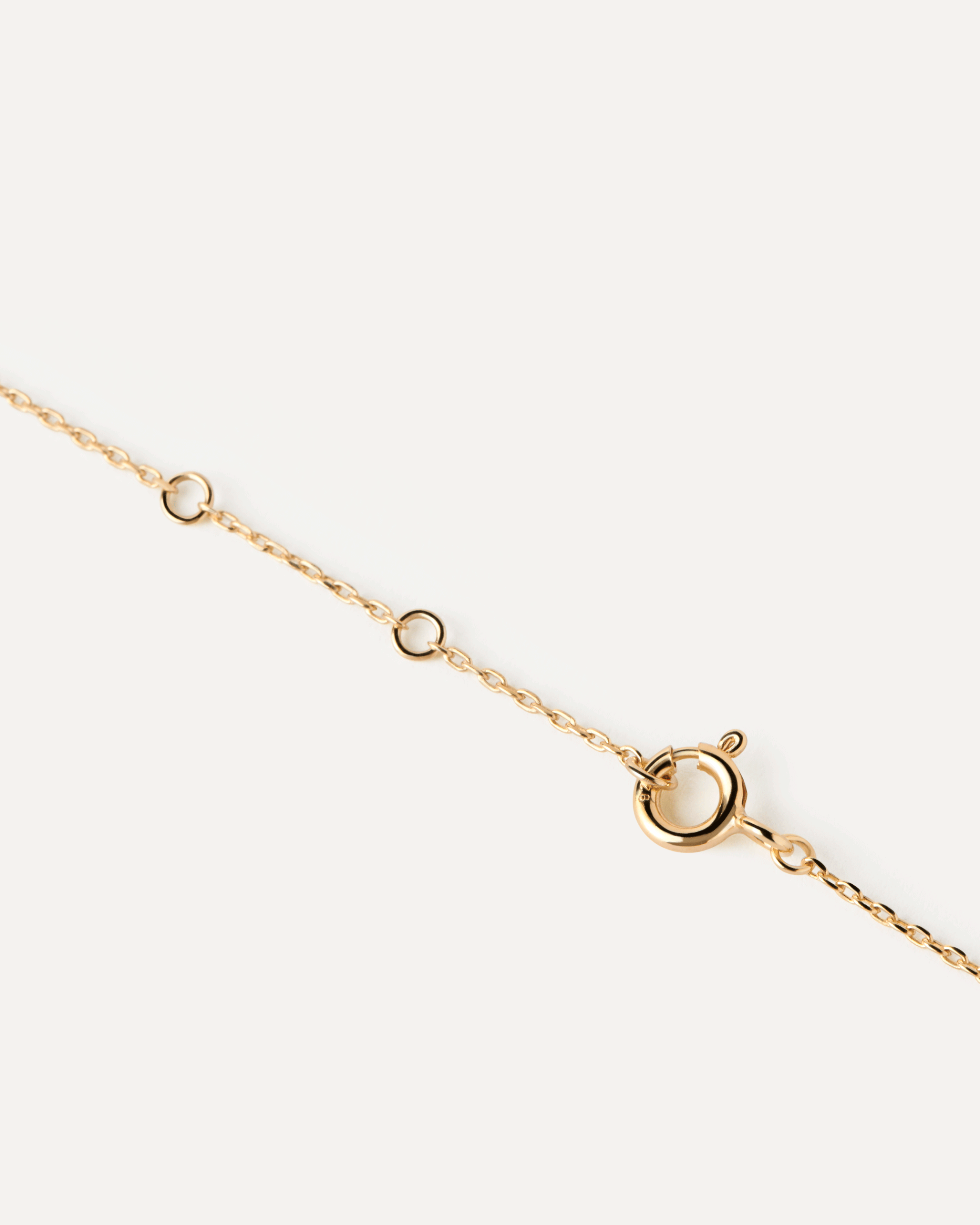 18ct Yellow Gold Vermeil Blue Lily Bracelet