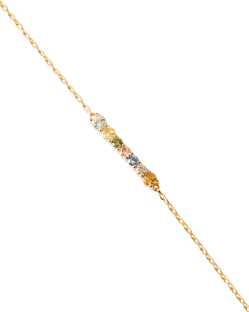 18ct Yellow Gold Vermeil Rainbow Bracelet