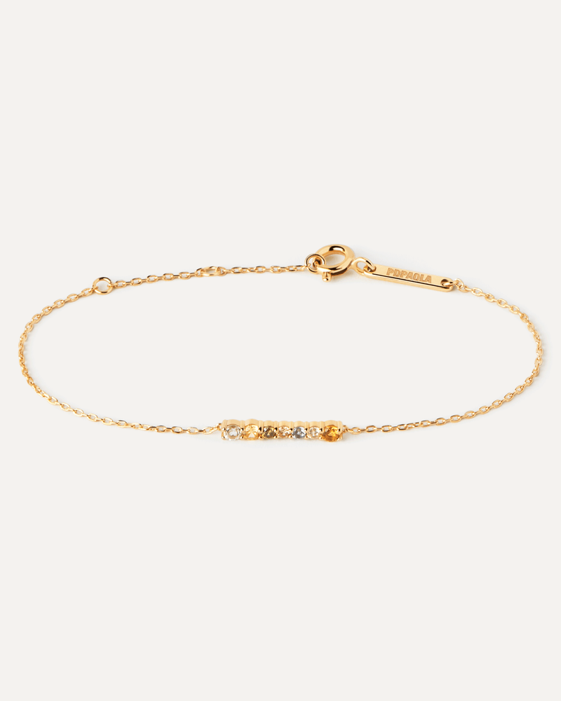 18ct Yellow Gold Vermeil Rainbow Bracelet