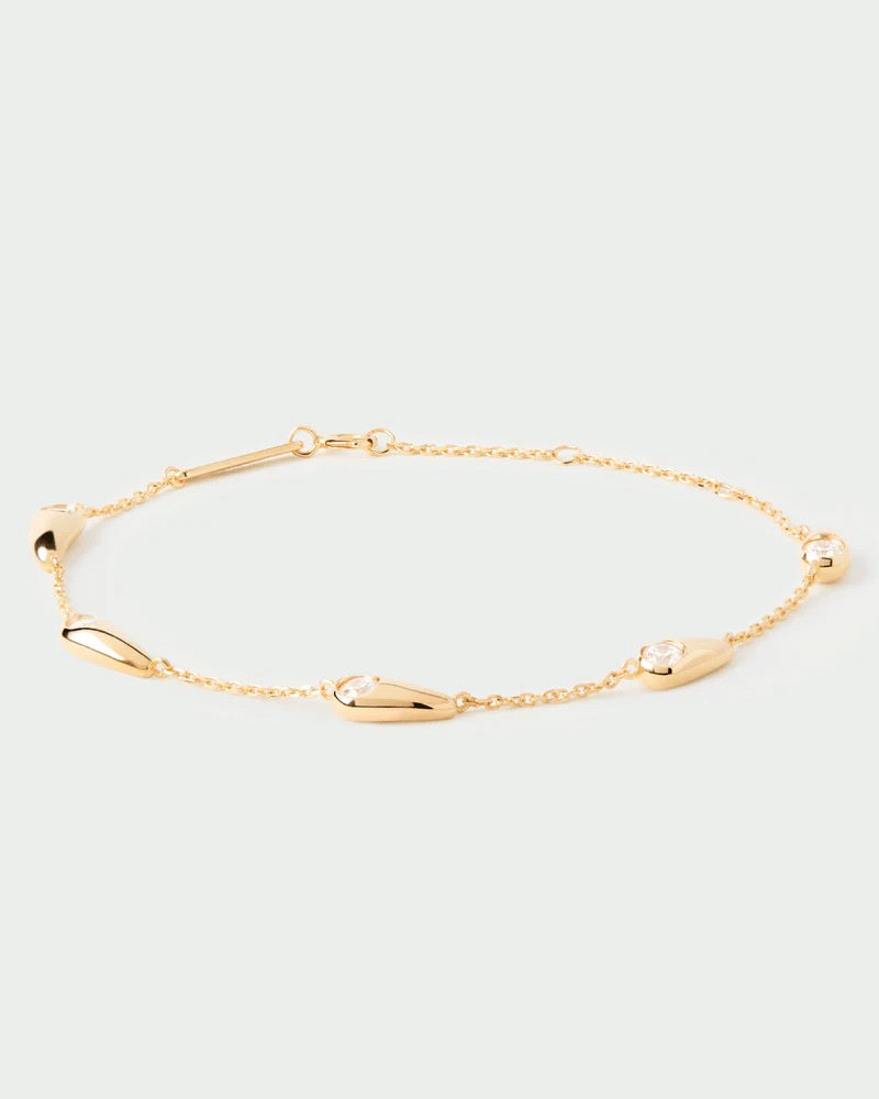 18ct Yellow Gold Plated Becca Bracelet