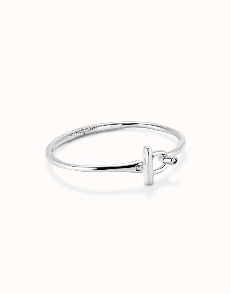 Silver Front Clasp Bracelet
