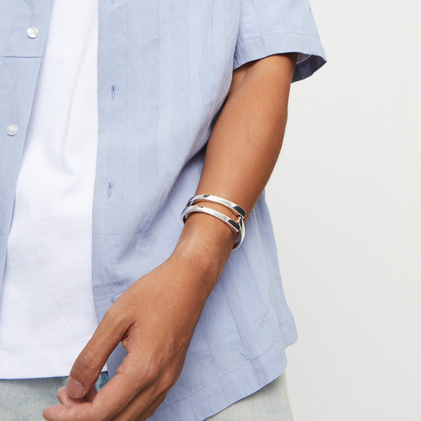 Silver Rigid Bracelet