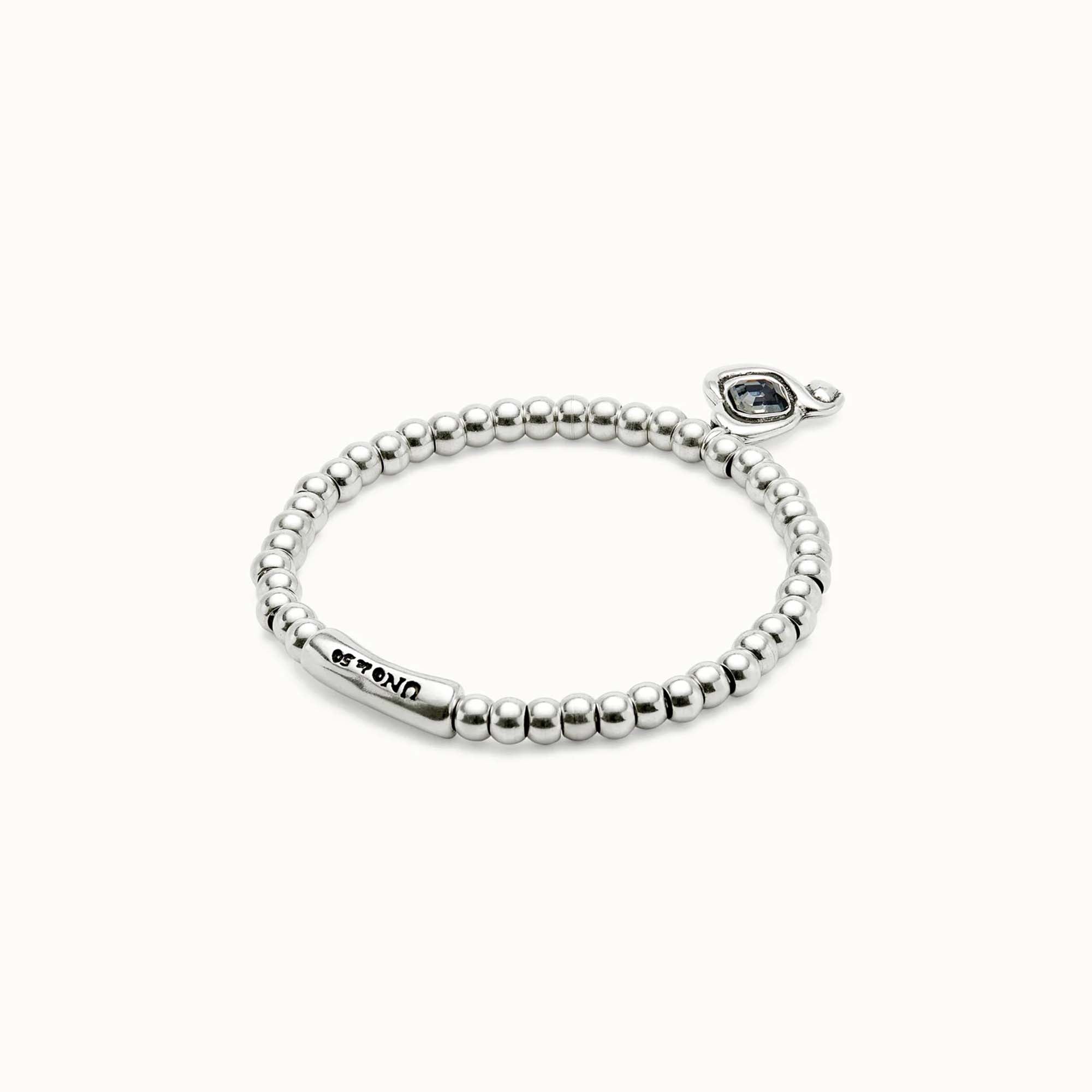 Beaded Heart Stretch Bracelet