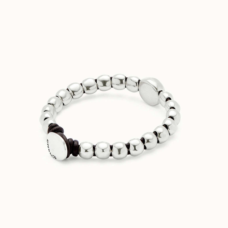 Ser Intrepida Leather Beaded Bracelet