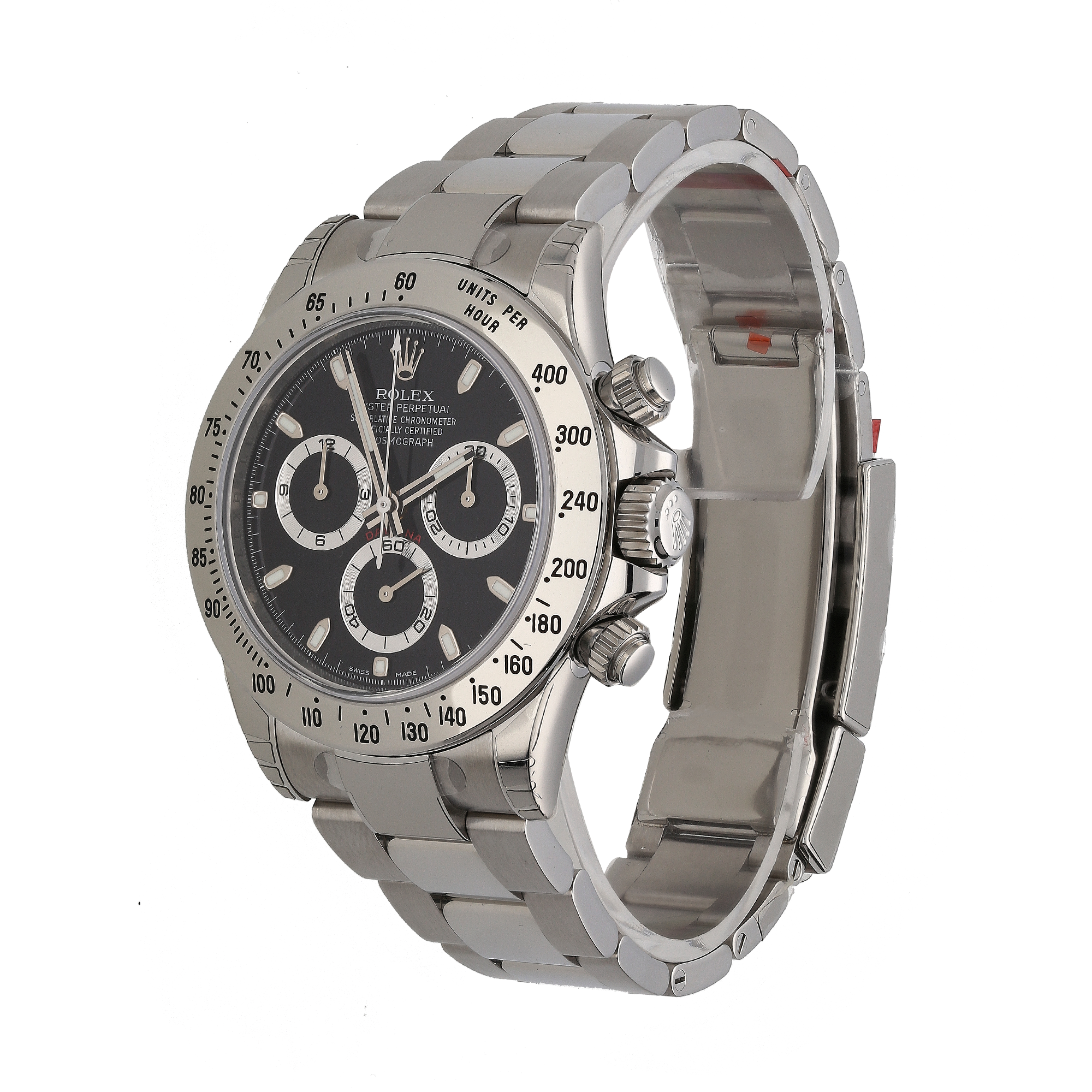 Unworn Rolex Daytona 116520 Black Dial Stainless Steel Watch – 2012, Fully Stickered, Full Set