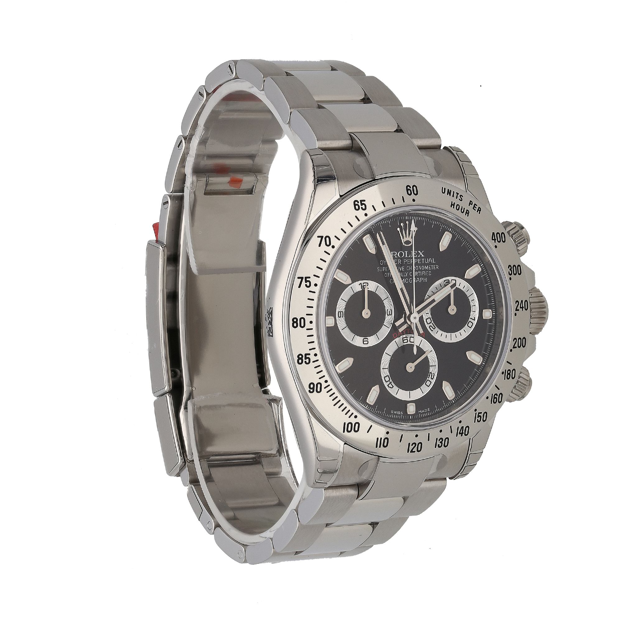 Unworn Rolex Daytona 116520 Black Dial Stainless Steel Watch – 2012, Fully Stickered, Full Set