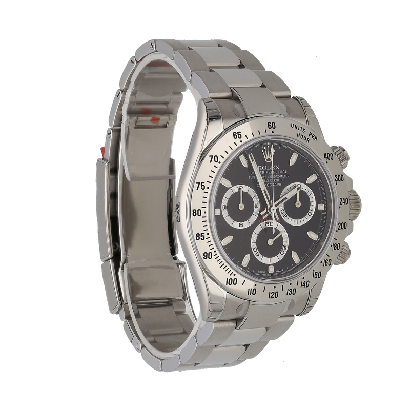 Unworn Rolex Daytona 116520 Black Dial Stainless Steel Watch – 2012, Fully Stickered, Full Set