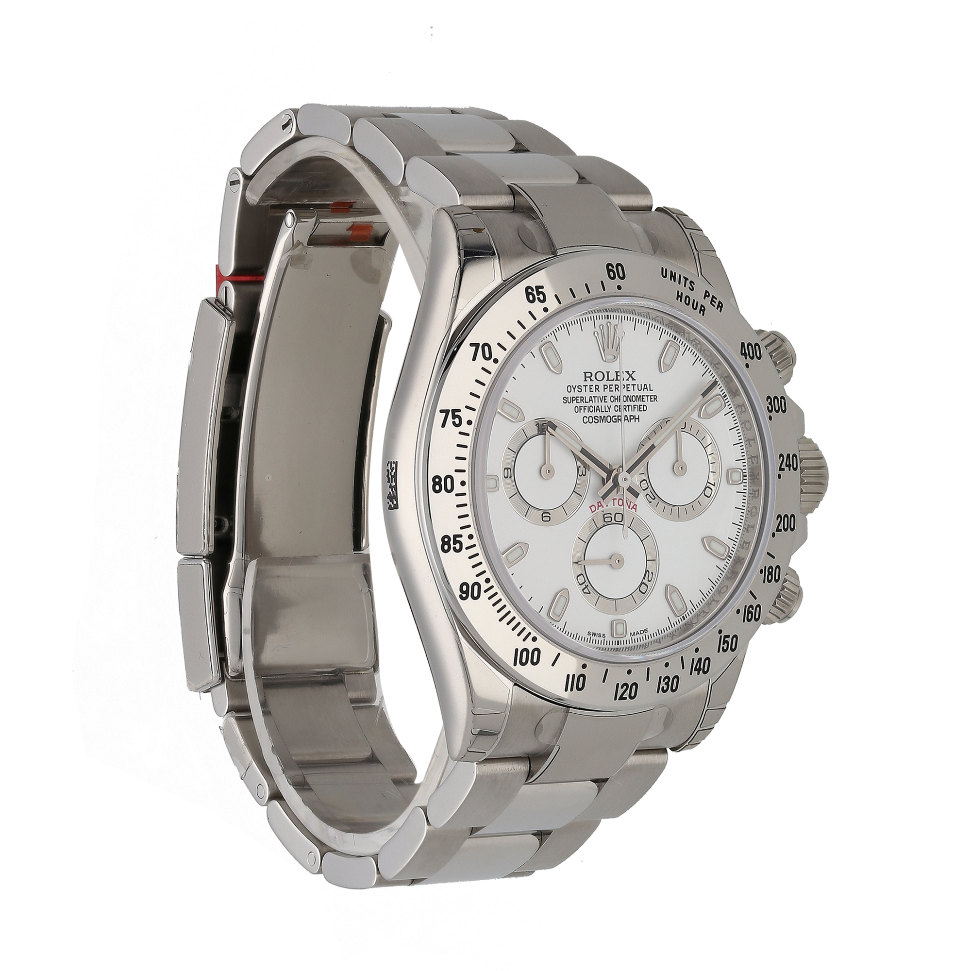 Unworn Rolex Daytona 116520 White 'APH' Dial Stainless Steel Watch – 2013, Fully Stickered, Full Set