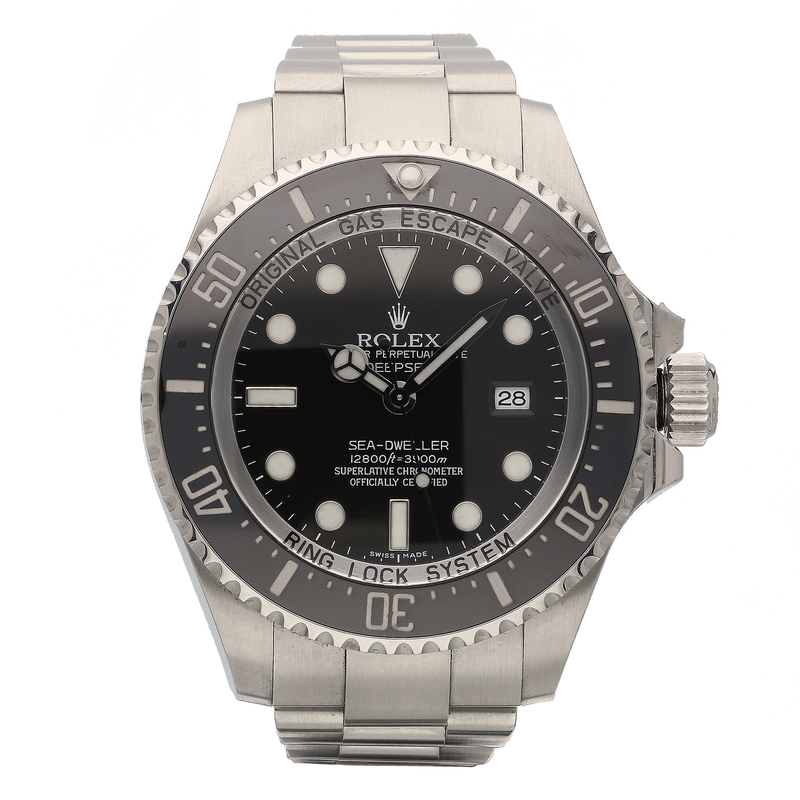 Unworn Rolex Deepsea 116660 Black Dial Stainless Steel Watch – 2010, 44mm, Full Set