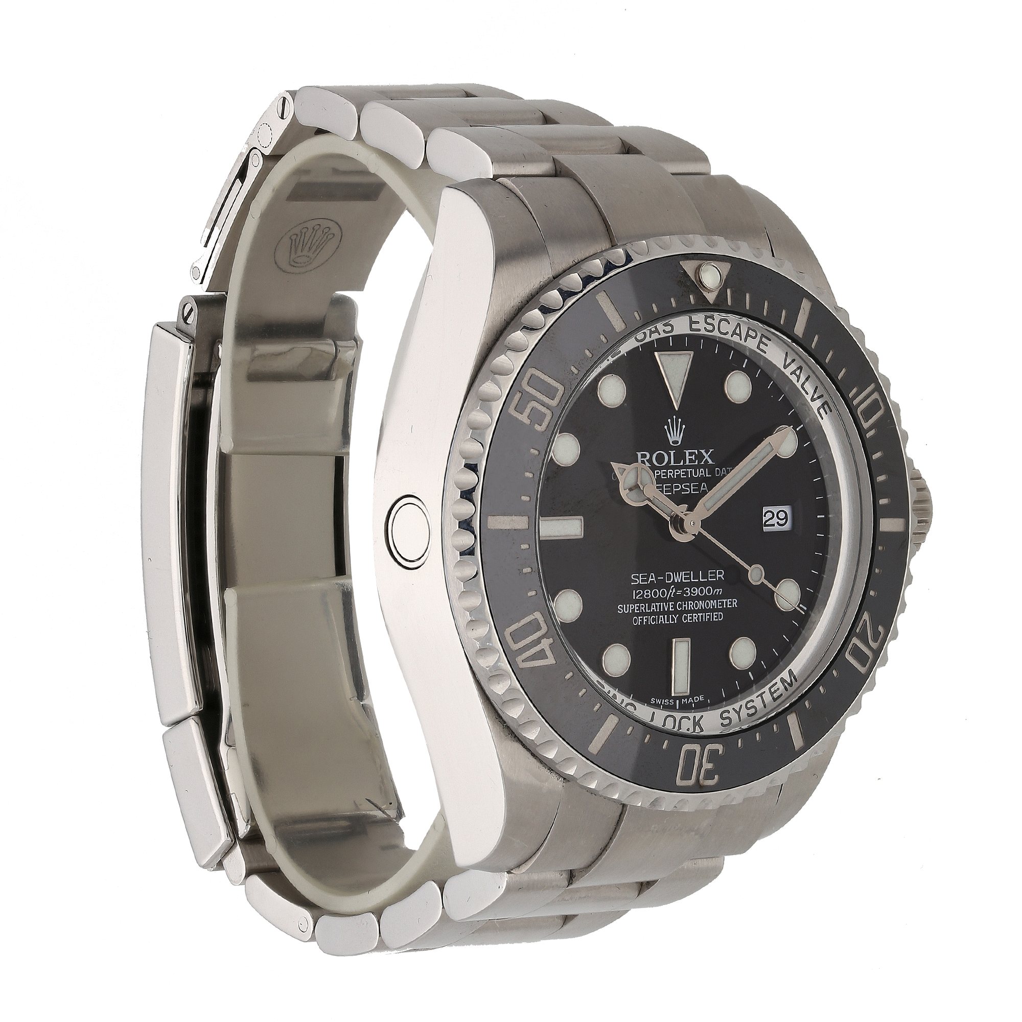 Unworn Rolex Deepsea 116660 Black Dial Stainless Steel Watch – 2010, 44mm, Full Set