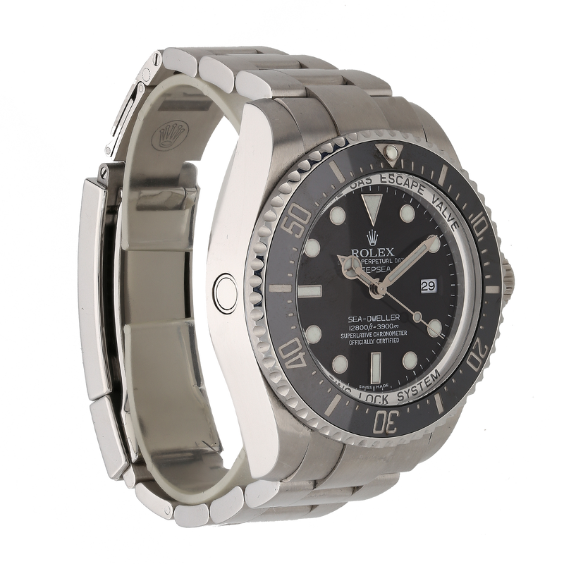 Unworn Rolex Deepsea 116660 Black Dial Stainless Steel Watch – 2010, 44mm, Full Set