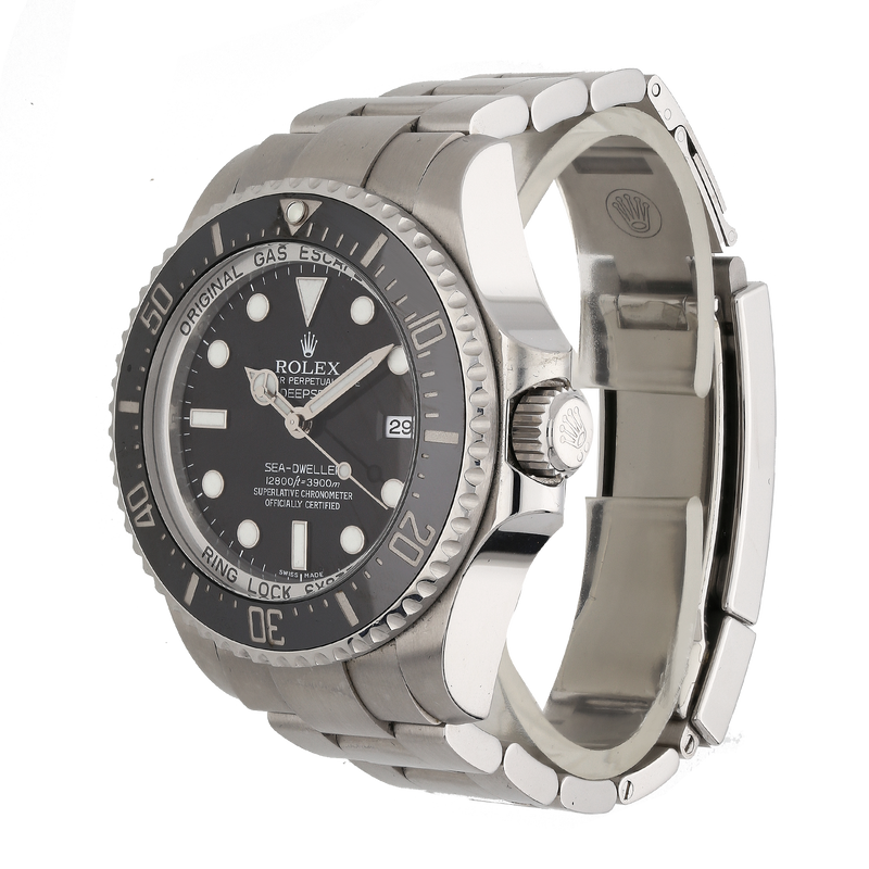 Unworn Rolex Deepsea 116660 Black Dial Stainless Steel Watch – 2010, 44mm, Full Set