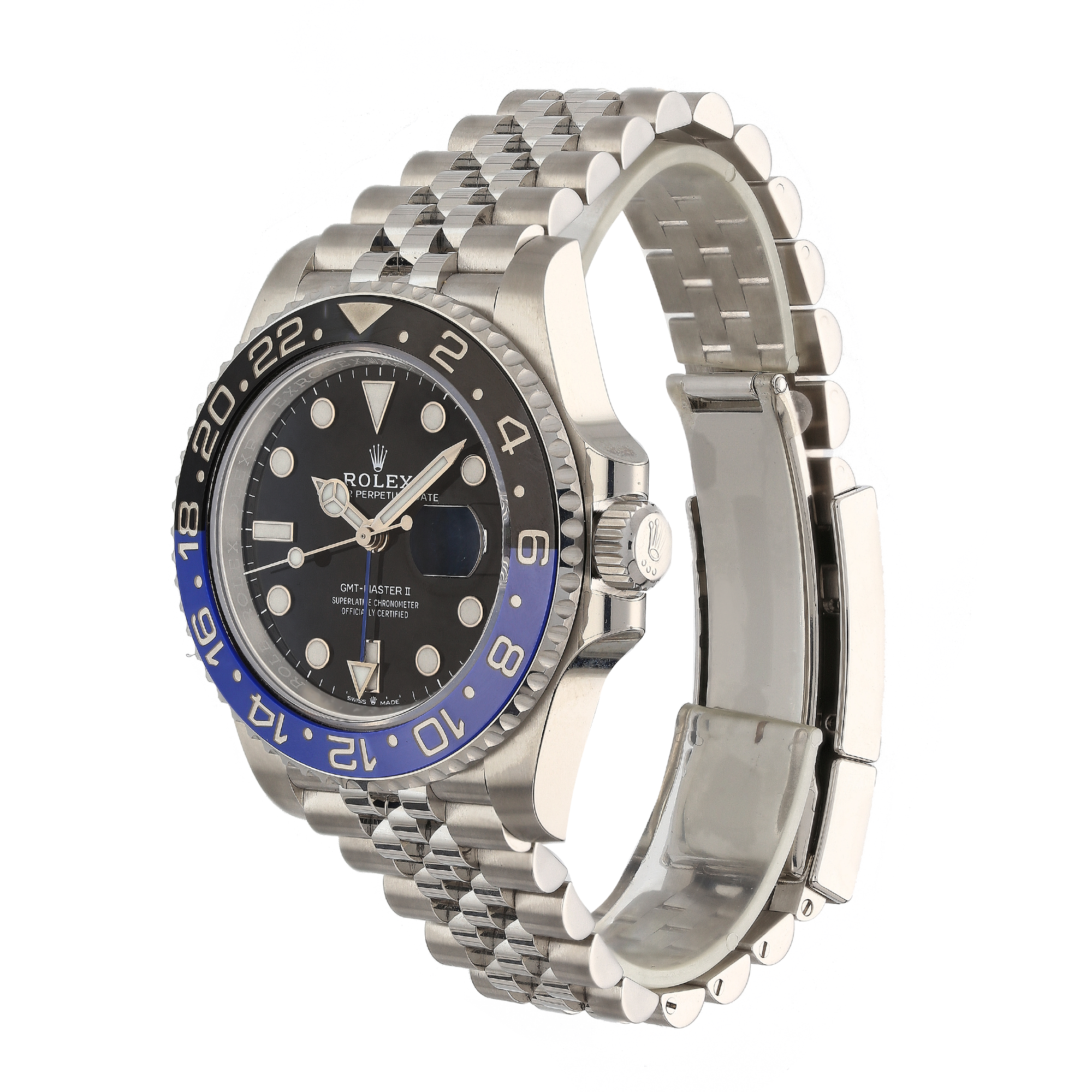 Unworn Rolex GMT-Master II 126710BLNR ‘Batgirl’ Jubilee 40mm Watch – 2022, Full Set