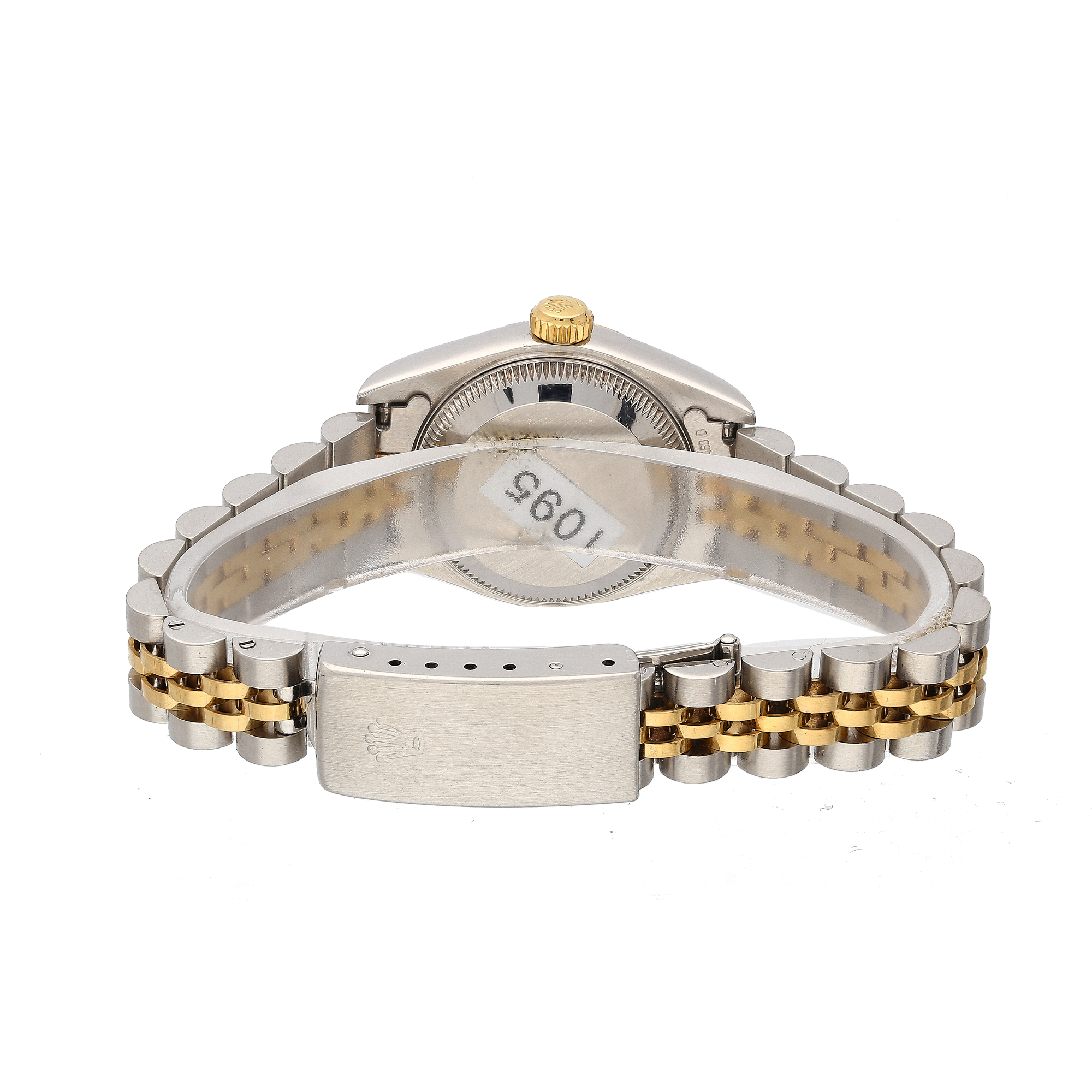Rolex Ladies Datejust 79173 Champagne Diamond Dial 26mm Steel & Gold Watch – 2002, Papers