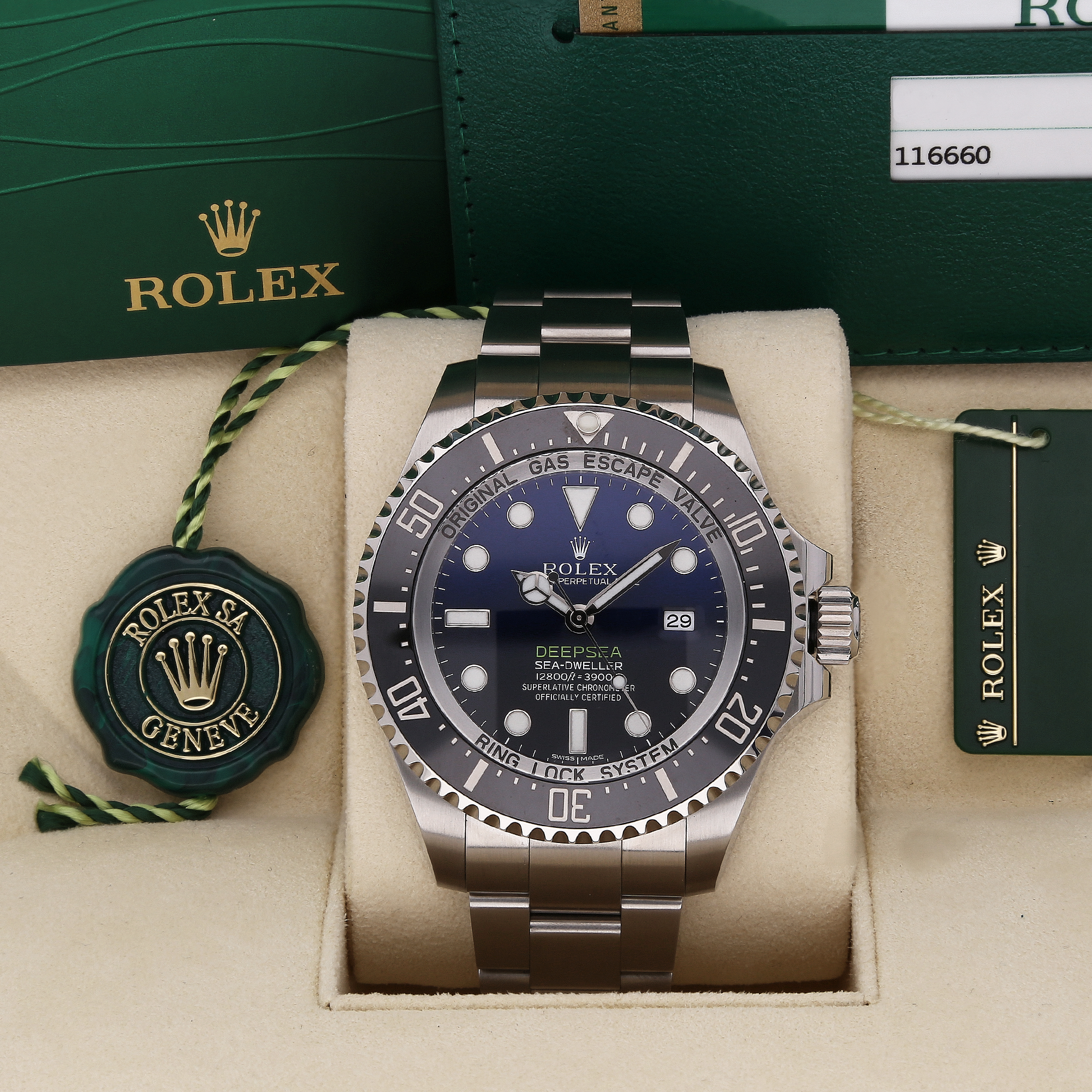 Unworn Rolex Deepsea 116660 'James Cameron' D-Blue Dial Watch – 2015, 44mm, Full Set
