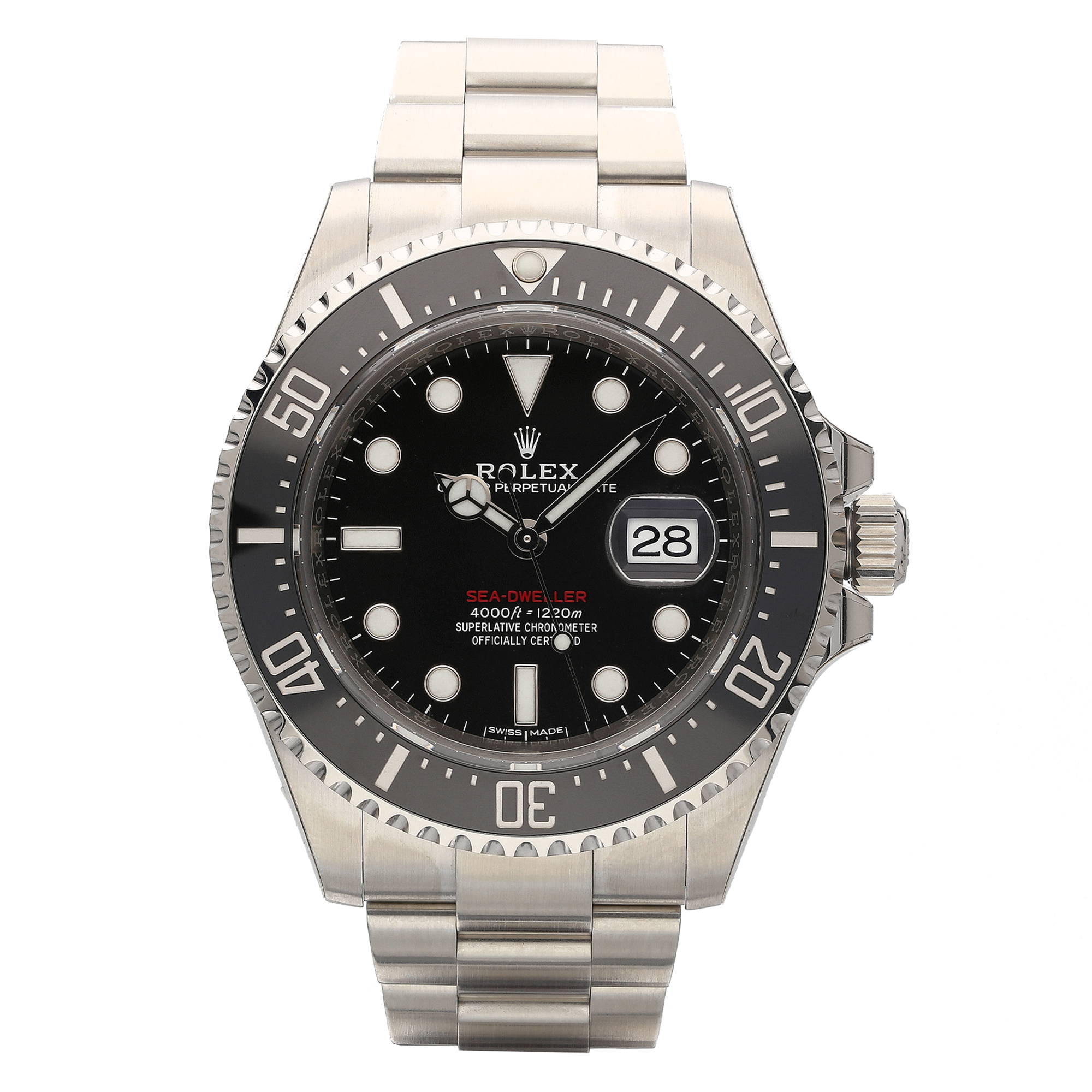 Unworn Rolex Sea-Dweller 126600 ‘Red Writing’ Black Dial Watch – 2017, 44mm, Fully Stickered, Full Set