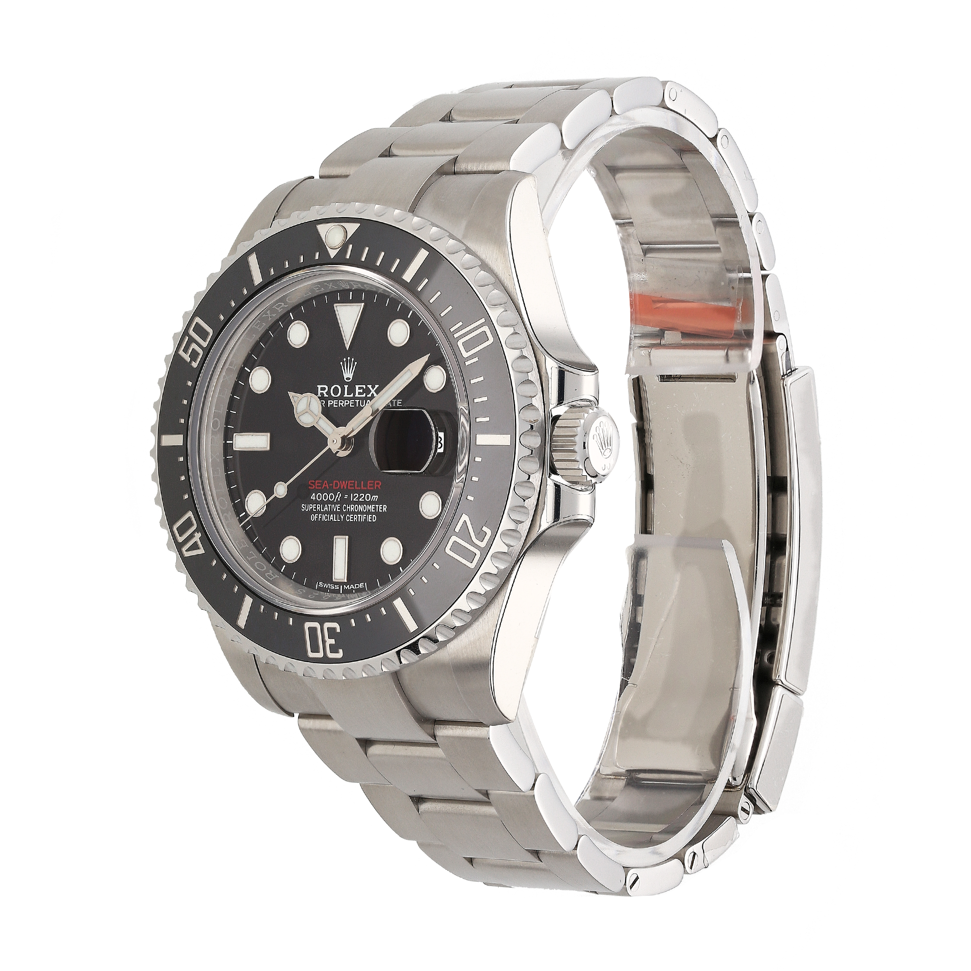 Unworn Rolex Sea-Dweller 126600 ‘Red Writing’ Black Dial Watch – 2017, 44mm, Fully Stickered, Full Set