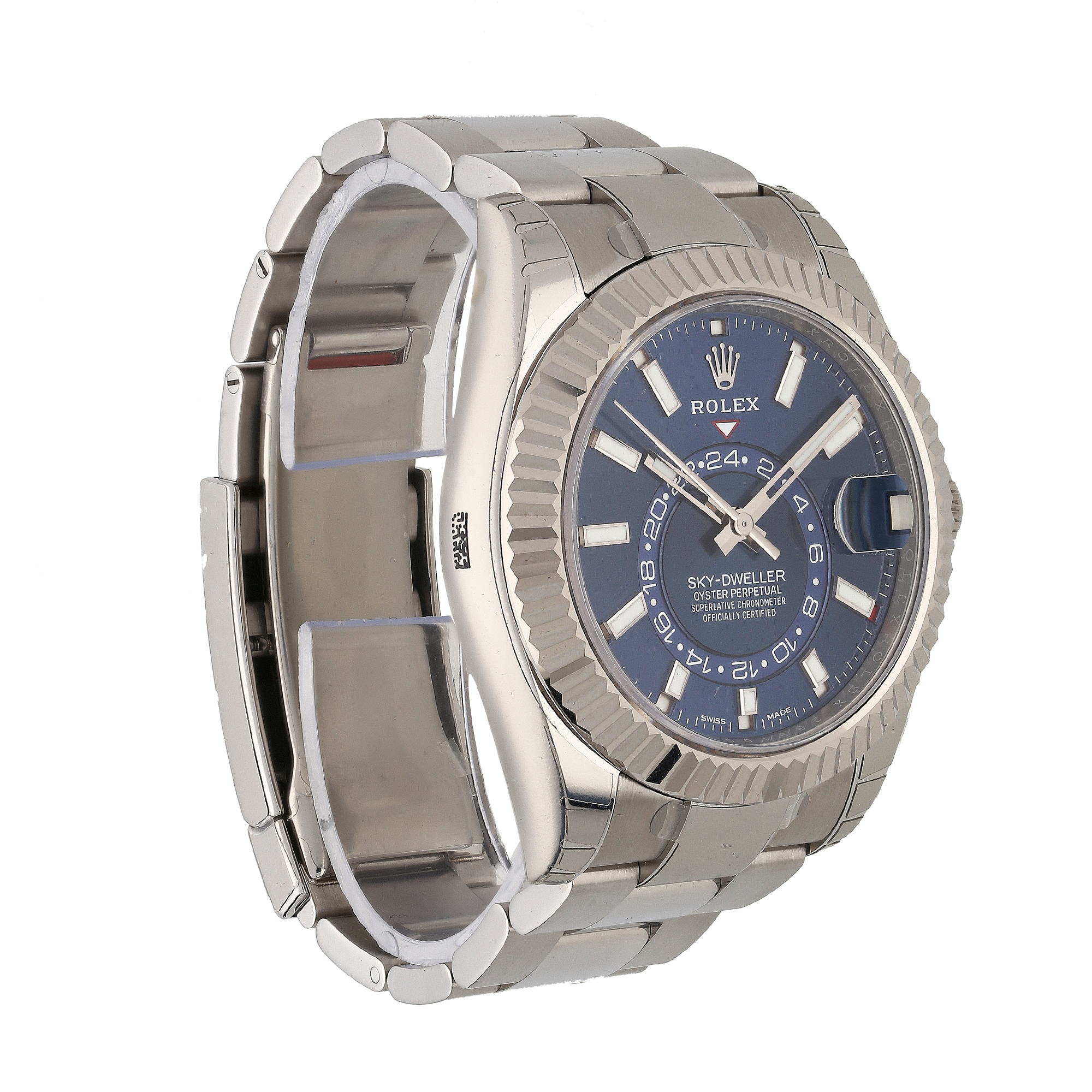 Unworn Rolex Sky-Dweller 326934 Blue Dial Stainless Steel Watch – 2018, Fully Stickered, Full Set