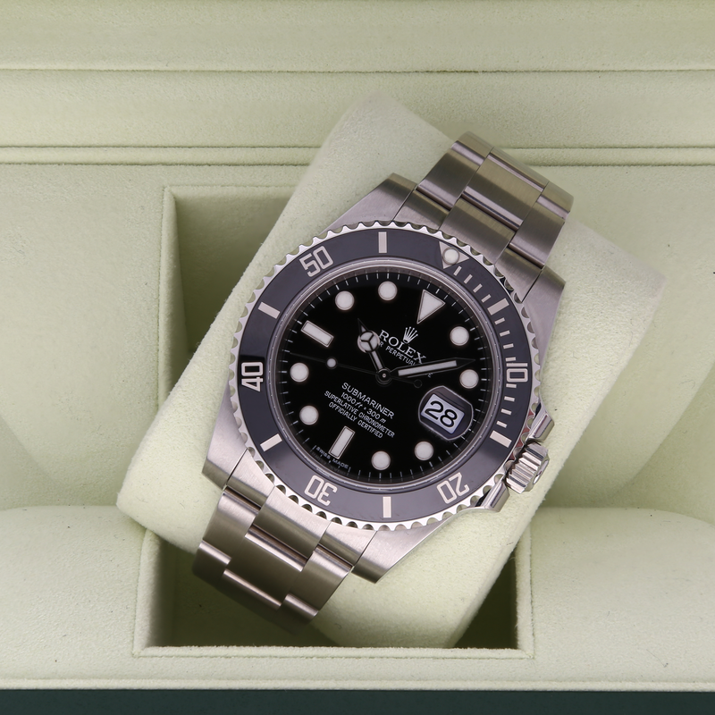 Unworn Rolex Submariner Date 116610LN Black Dial 40mm Stainless Steel Watch – 2010, Full Set