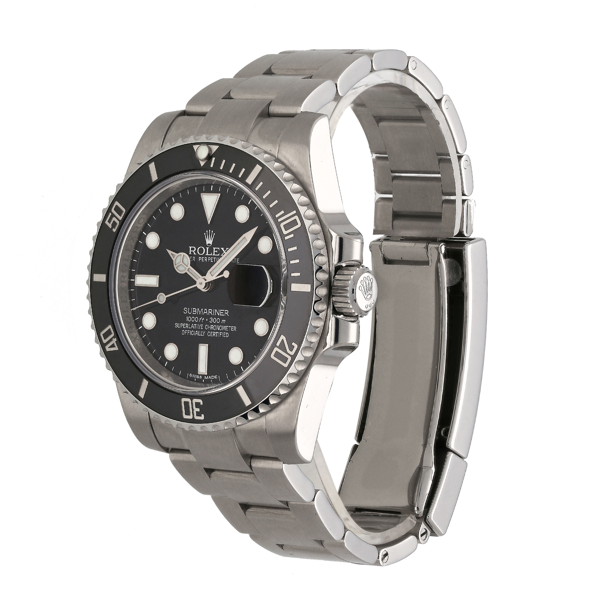 Unworn Rolex Submariner Date 116610LN Black Dial 40mm Stainless Steel Watch – 2010, Full Set