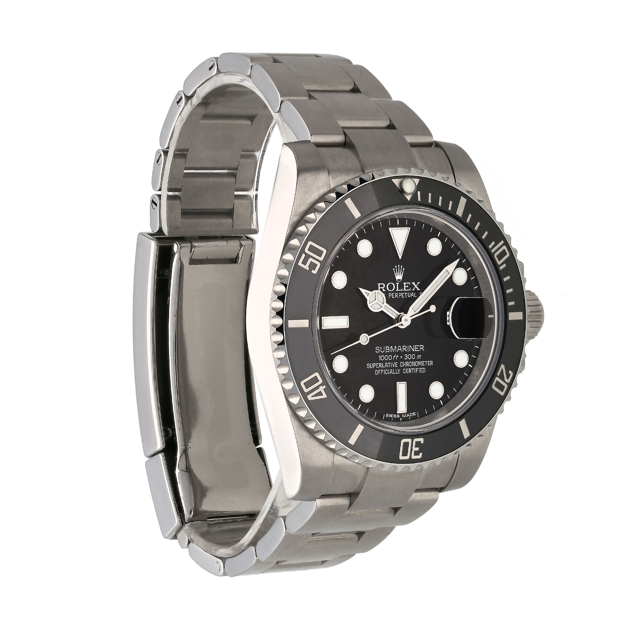 Unworn Rolex Submariner Date 116610LN Black Dial 40mm Stainless Steel Watch – 2010, Full Set