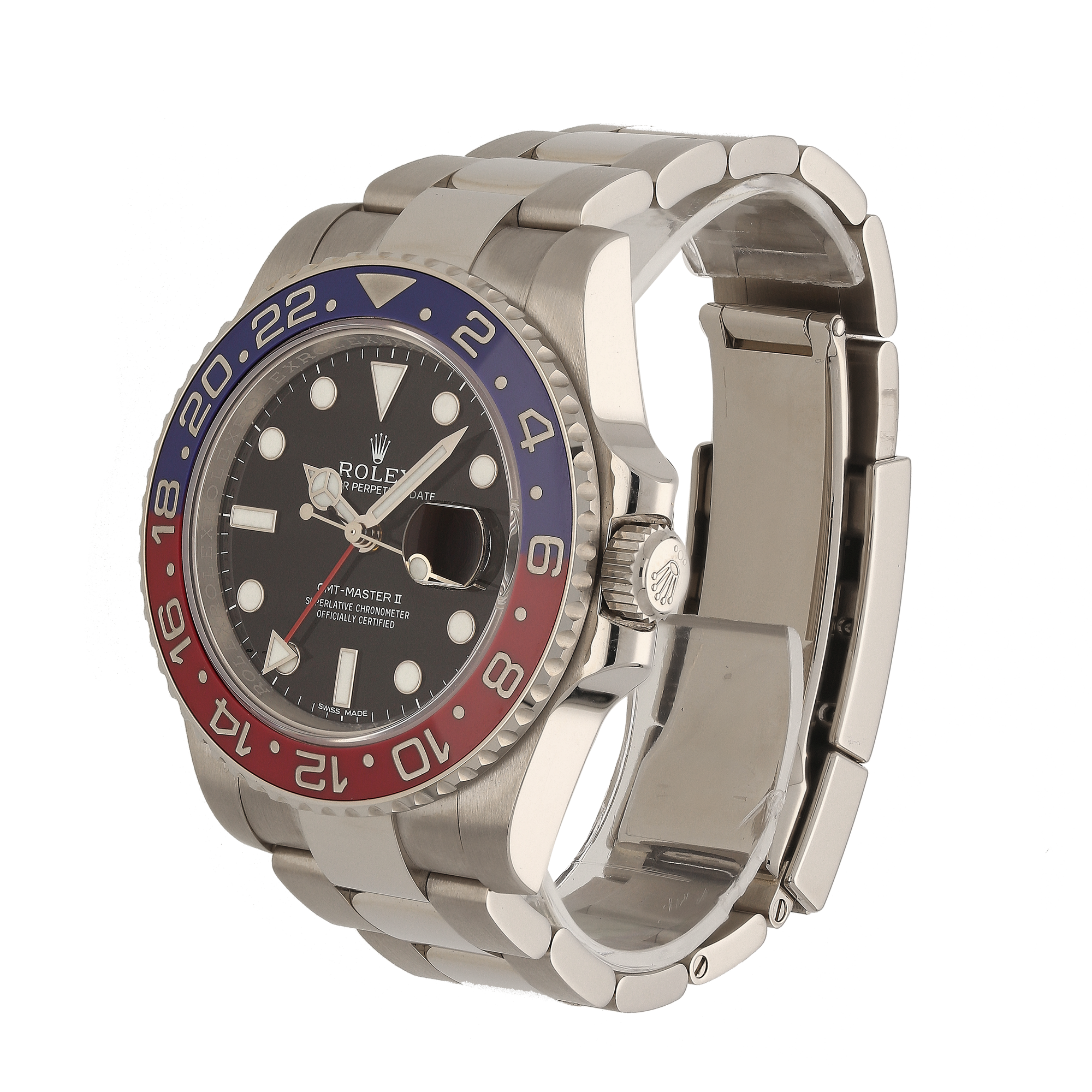 Unworn Rolex GMT-Master II 116719BLRO 'Pepsi' 40mm White Gold Watch – 2014, Full Set