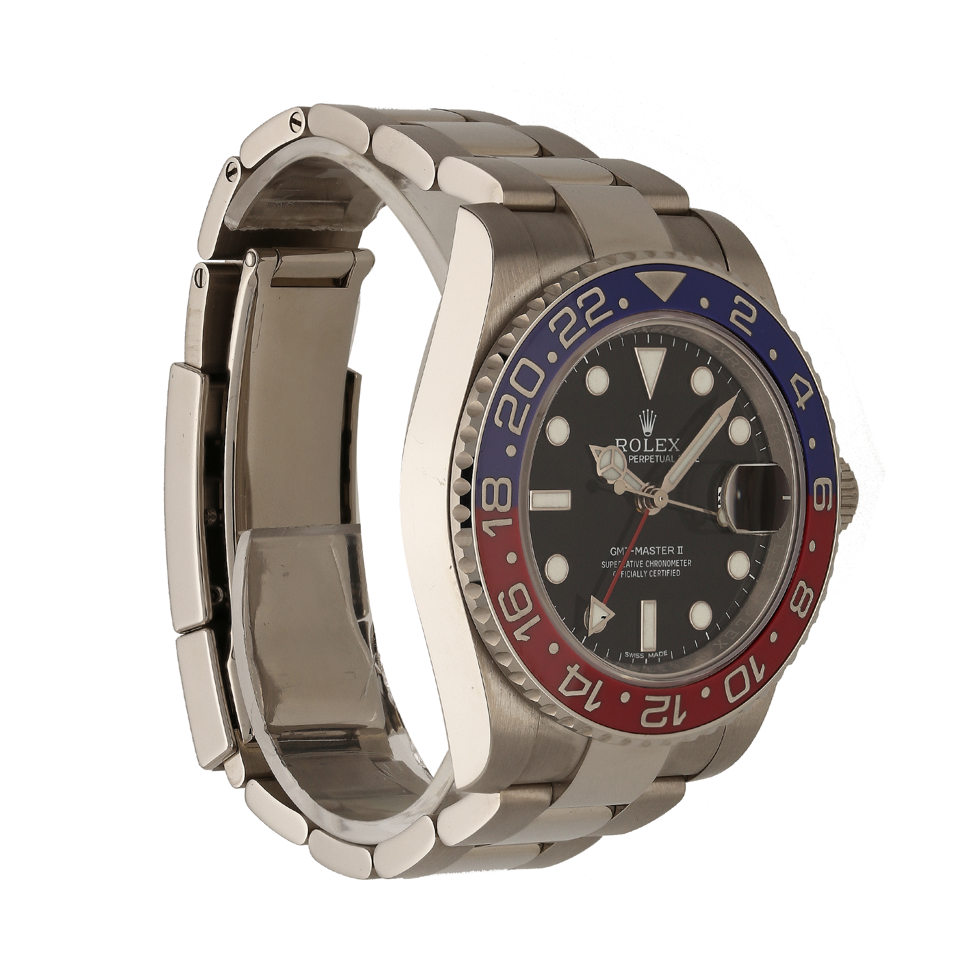 Unworn Rolex GMT-Master II 116719BLRO 'Pepsi' 40mm White Gold Watch – 2014, Full Set