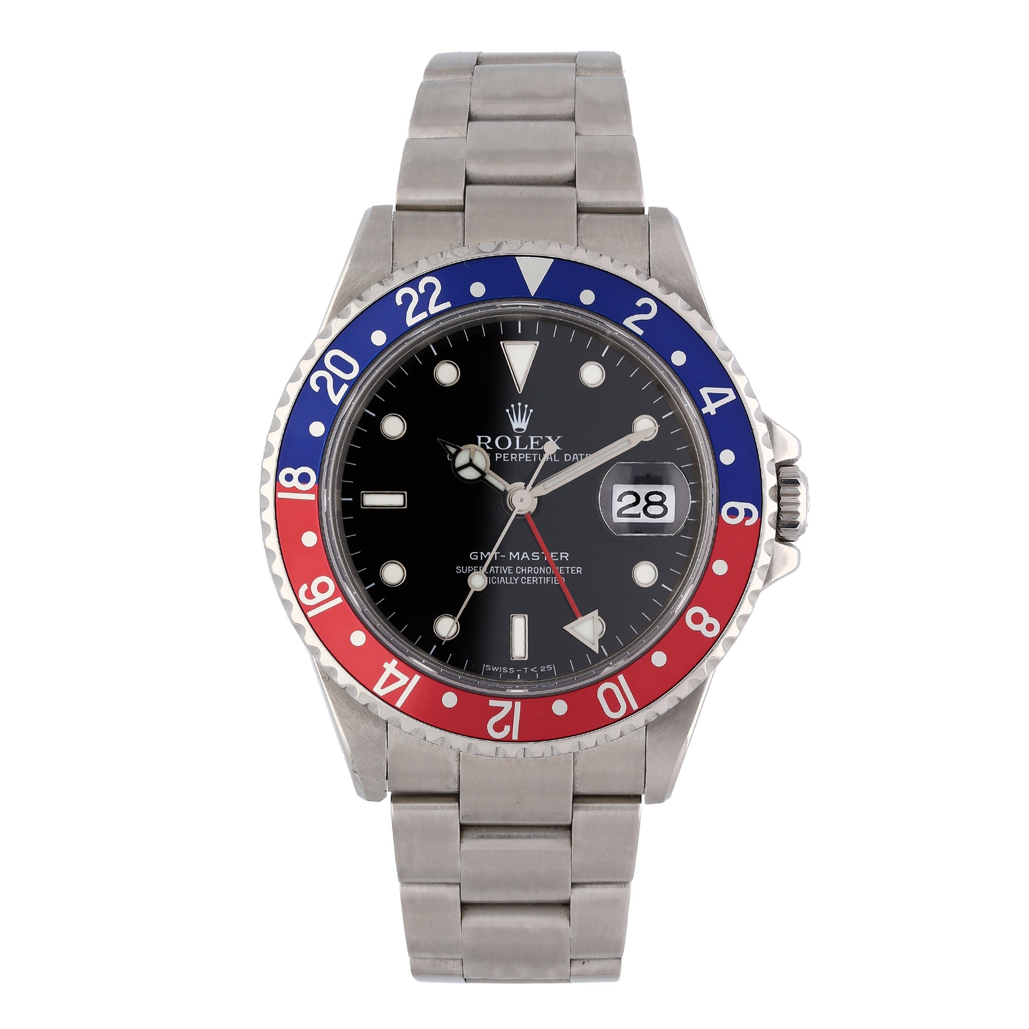 Rolex GMT-Master 16700 Pepsi Stainless Steel Watch – 1991, Full Set