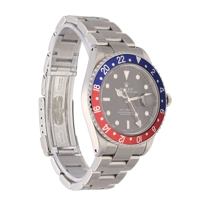 Rolex GMT-Master 16700 Pepsi Stainless Steel Watch – 1991, Full Set
