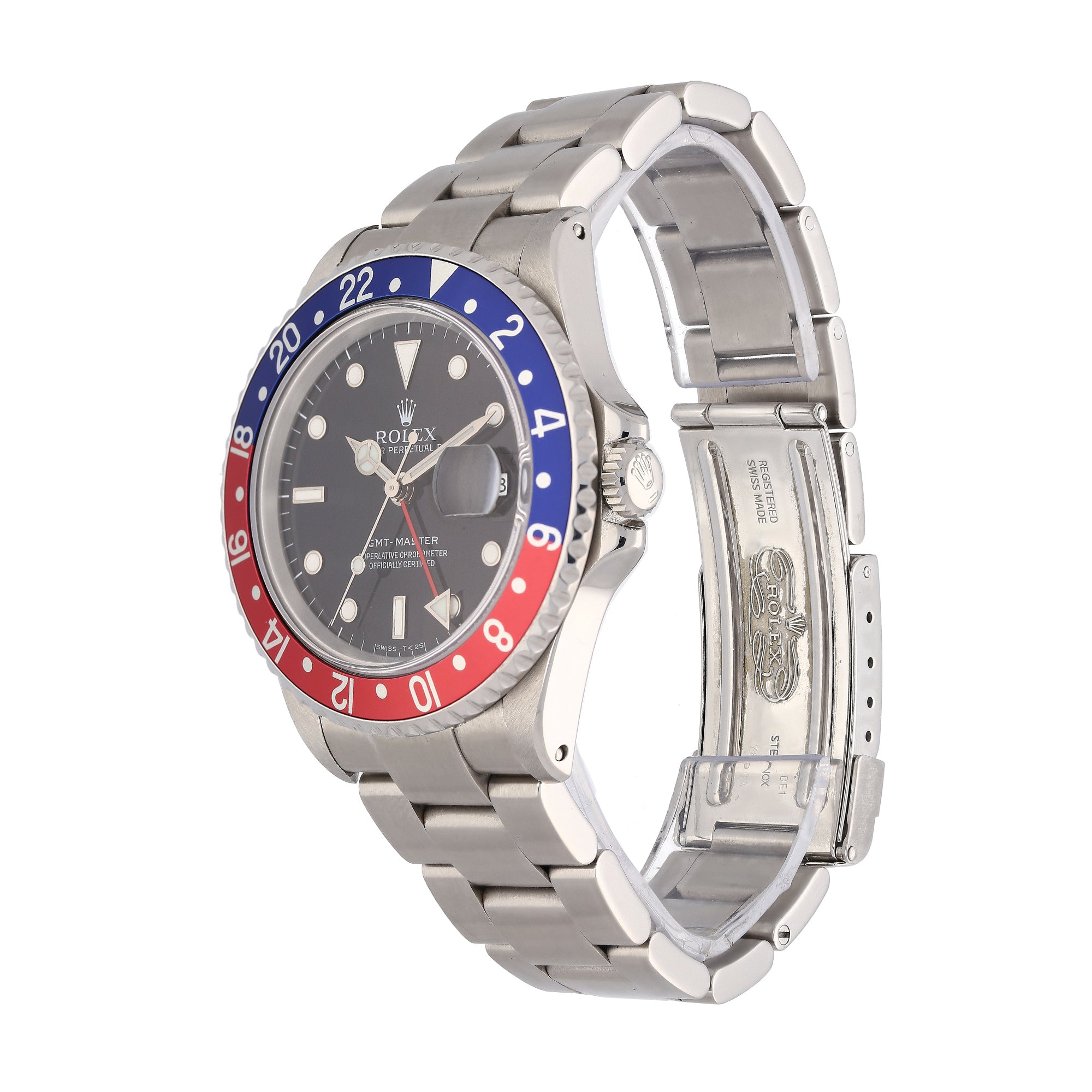 Rolex GMT-Master 16700 Pepsi Stainless Steel Watch – 1991, Full Set