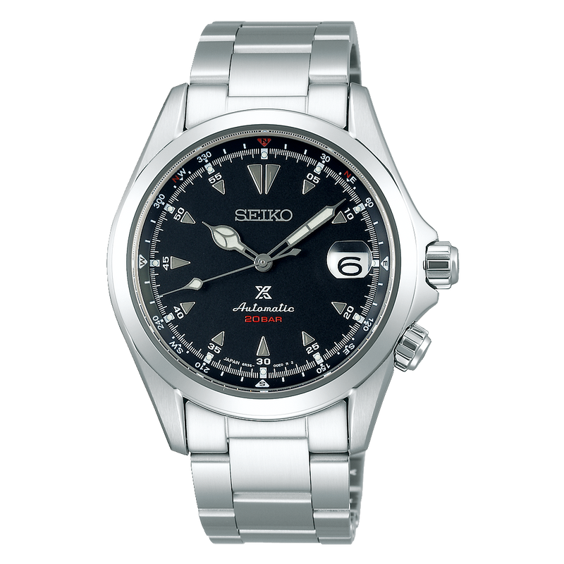Seiko Prospex Alpinist Automatic Men’s 39.5mm Black Dial Stainless Steel Watch SPB117J1