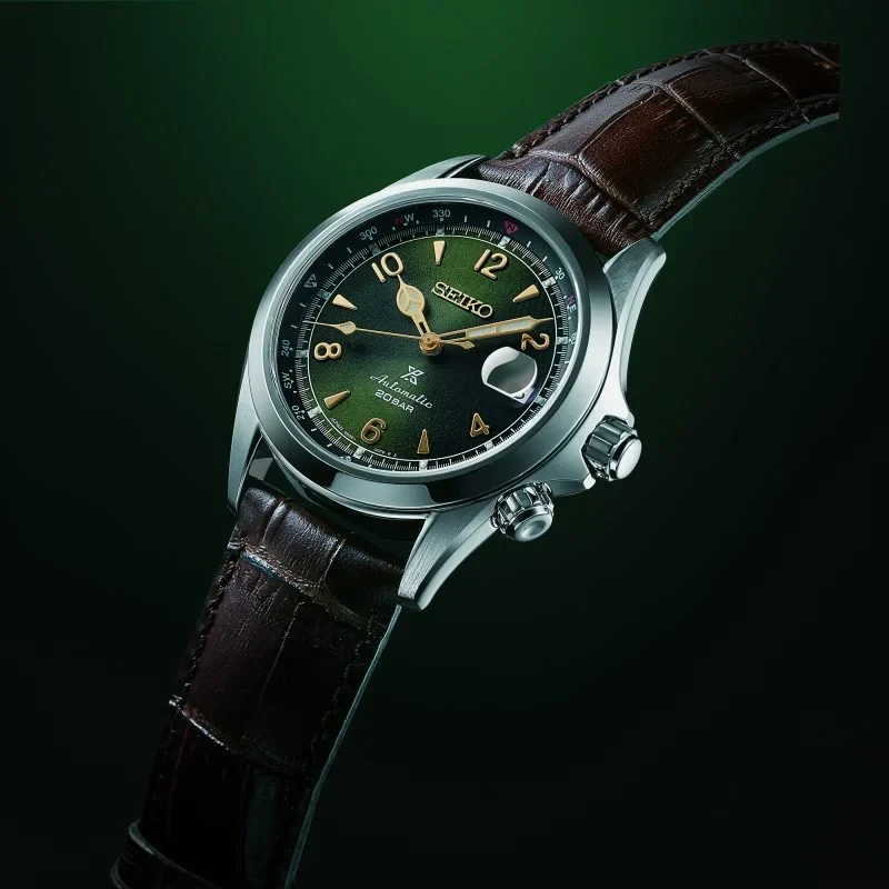 Seiko Prospex Alpinist Automatic Men’s 39.5mm Brown Leather Strap Watch SPB121J1