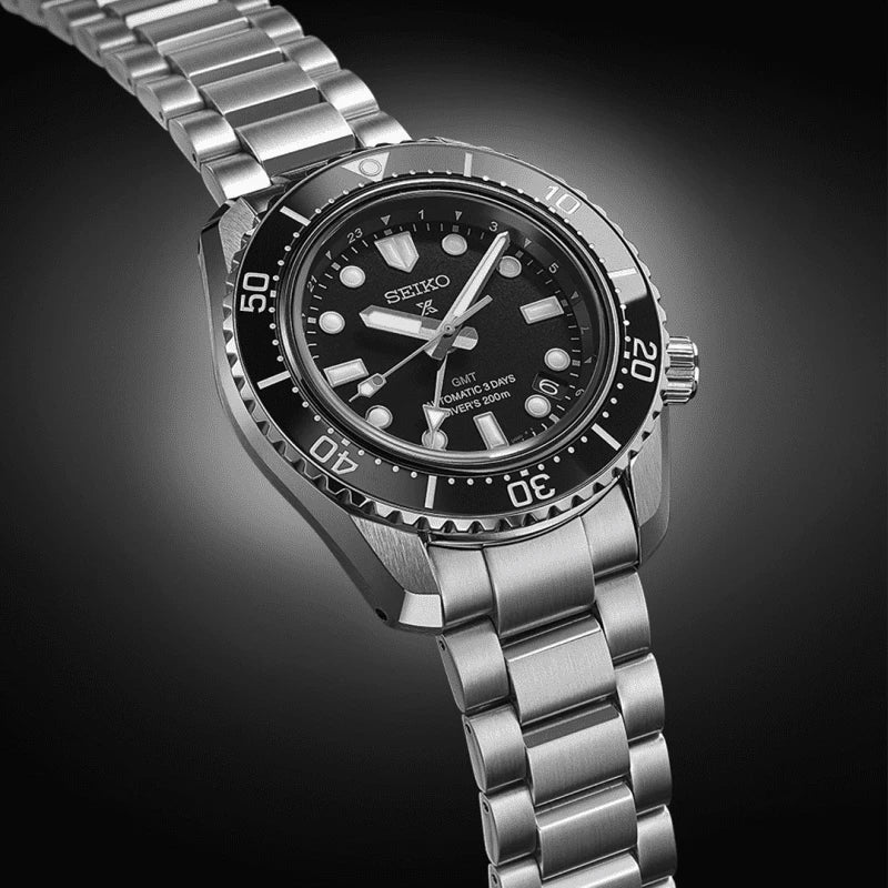 Seiko Prospex GMT Diver’s ‘Dark Depths’ Automatic 42mm Watch SPB383J1