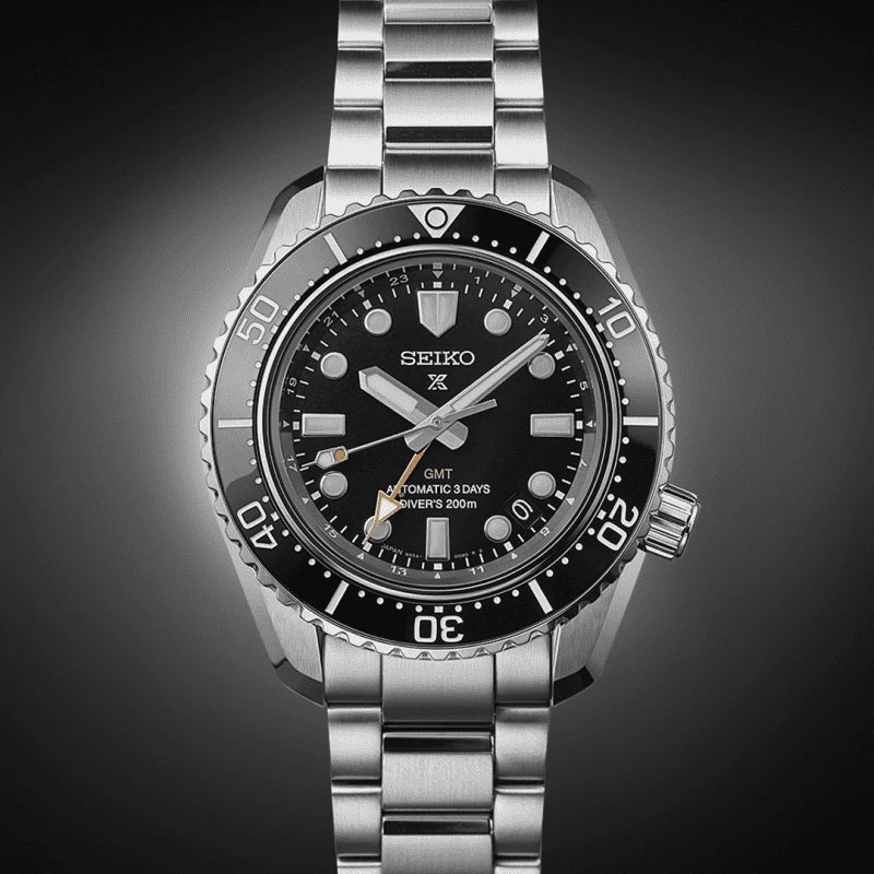 Seiko Prospex GMT Diver’s ‘Dark Depths’ Automatic 42mm Watch SPB383J1
