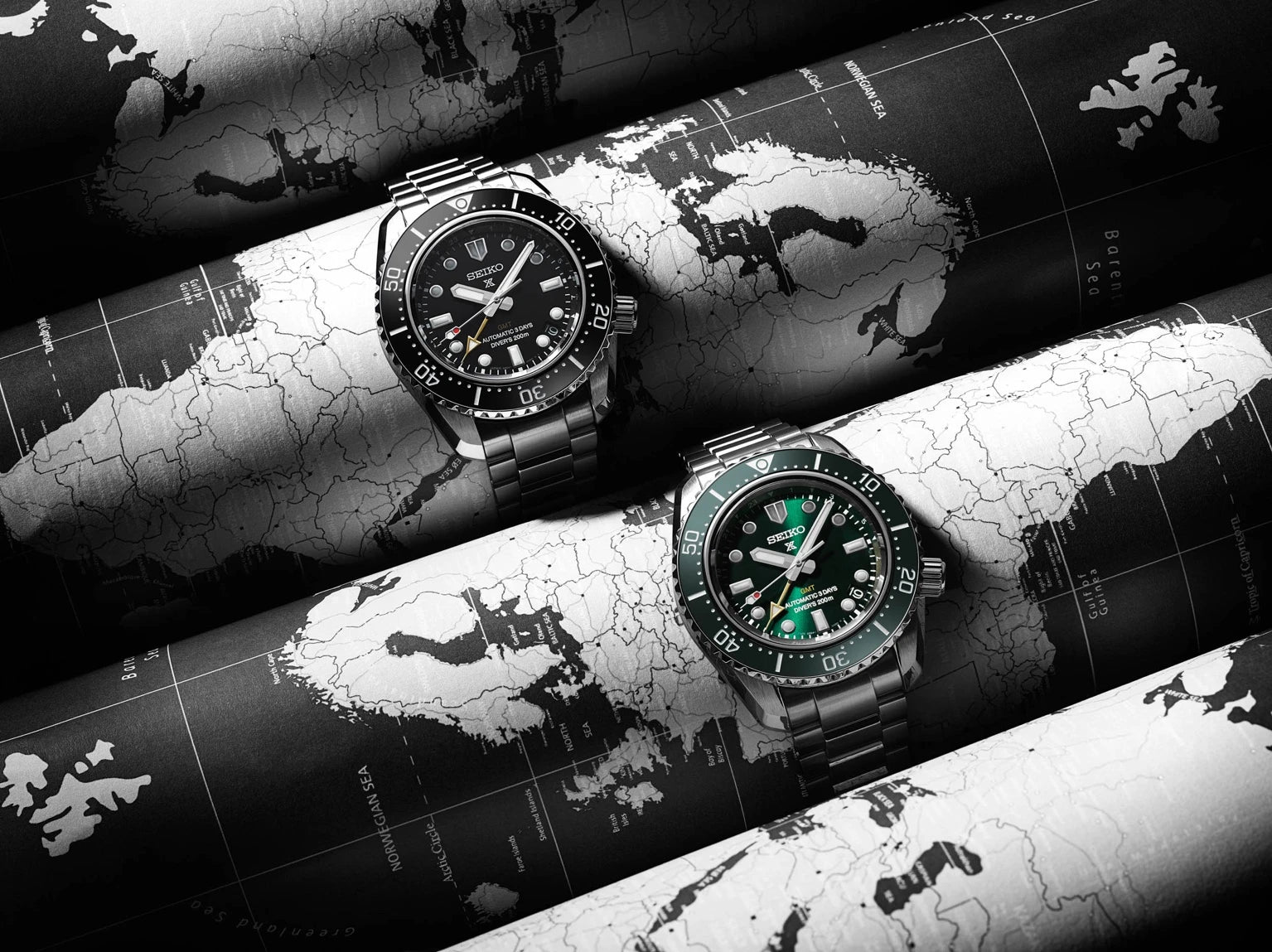 Seiko Prospex GMT Diver’s ‘Dark Depths’ Automatic 42mm Watch SPB383J1