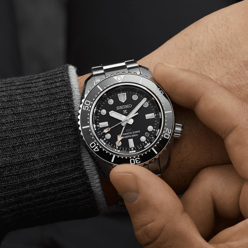 Seiko Prospex GMT Diver’s ‘Dark Depths’ Automatic 42mm Watch SPB383J1