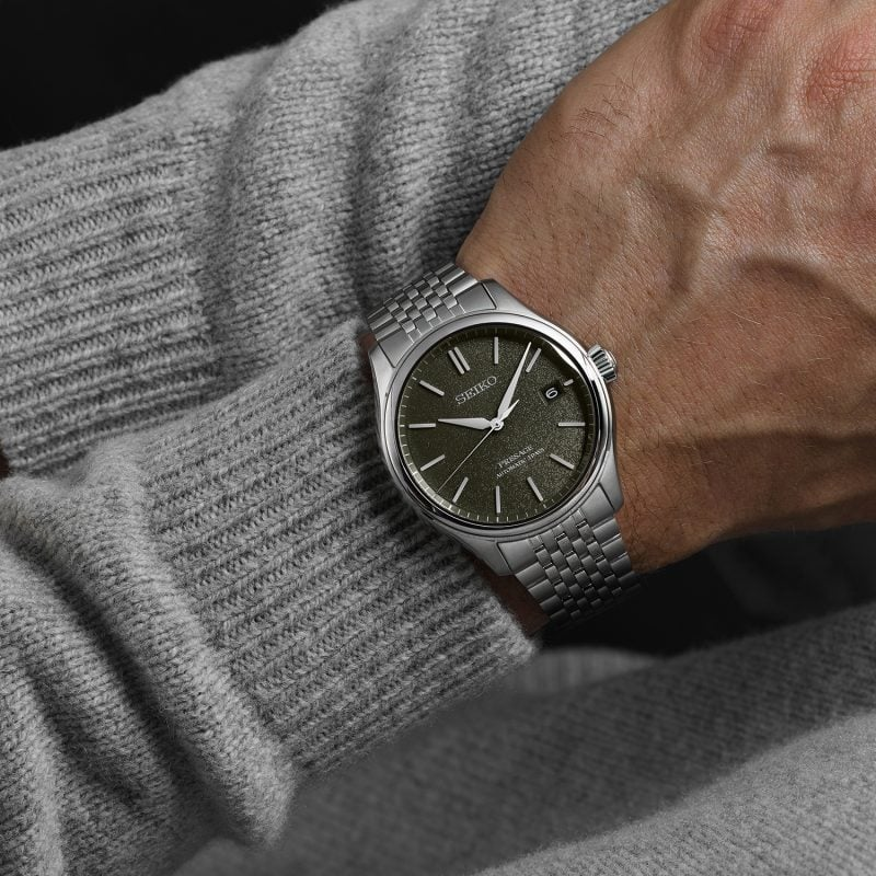 Seiko Presage Classic Series ‘Sensaicha’ Automatic Stainless Steel 40mm Watch SPB465J1