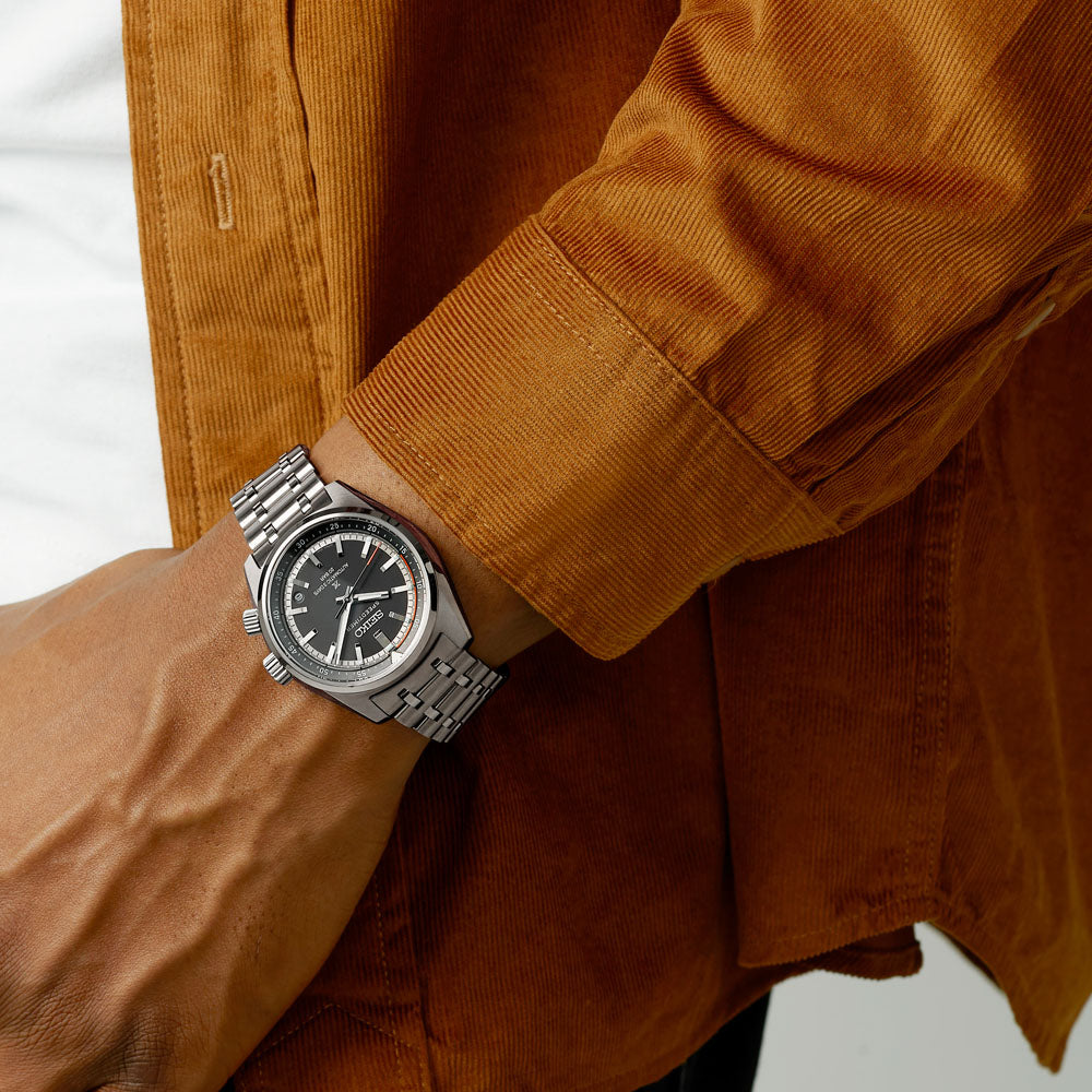 Seiko Speedtimer 6R ‘Compact Countdown’ black-grey Watch SPB515J1