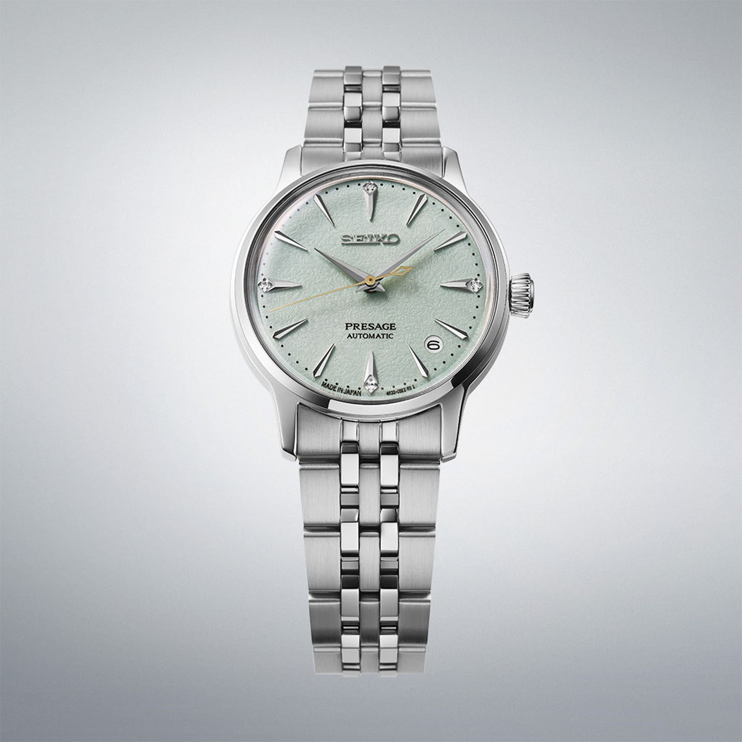 Seiko Presage Style 60s Frozen Mojito Stone Automatic Men’s 39.5mm Watch SRPL63J1