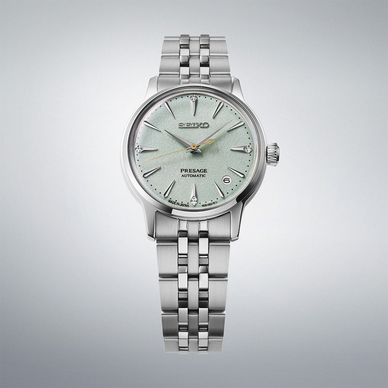 Seiko Presage Style 60s Frozen Mojito Stone Automatic Men’s 39.5mm Watch SRPL63J1