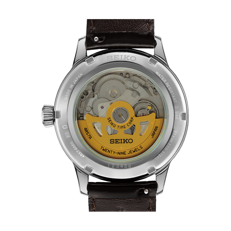 Seiko Presage Cocktail Time ‘Midnight Mockingbird’ Automatic Men’s 40.5mm Strap Watch SSA459J1