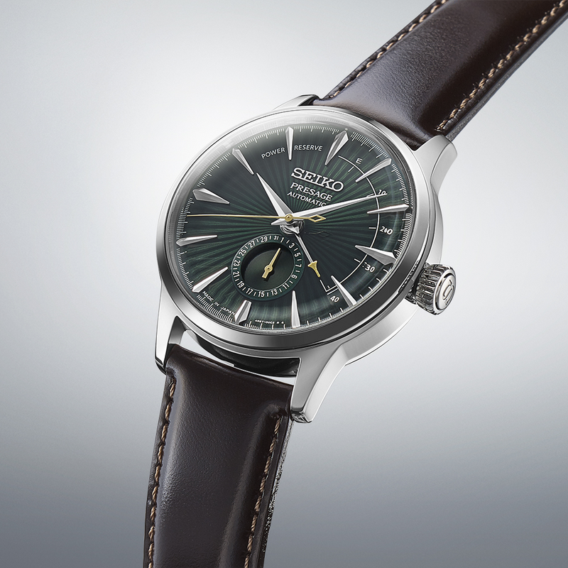 Seiko Presage Cocktail Time ‘Midnight Mockingbird’ Automatic Men’s 40.5mm Strap Watch SSA459J1