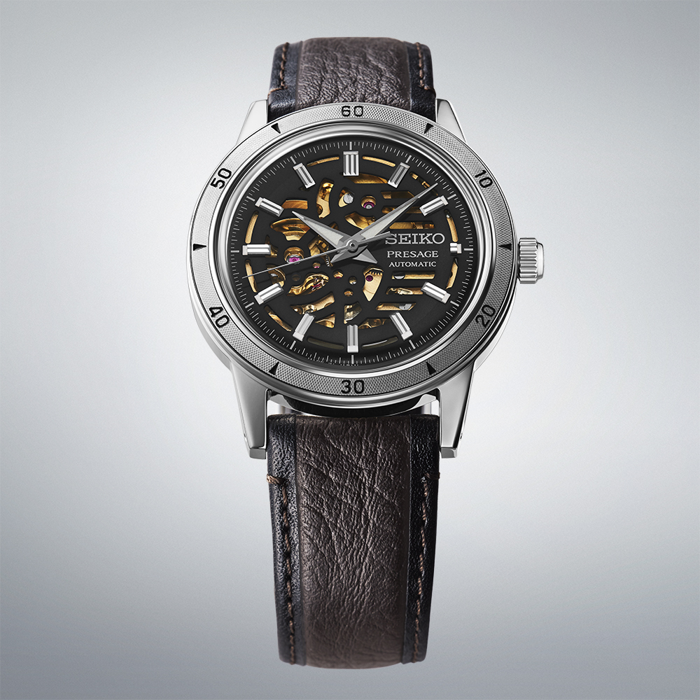Seiko Presage Style 60s ‘Elegant yet Rugged’ Biker Automatic Men’s 39mm Watch SSA461J1