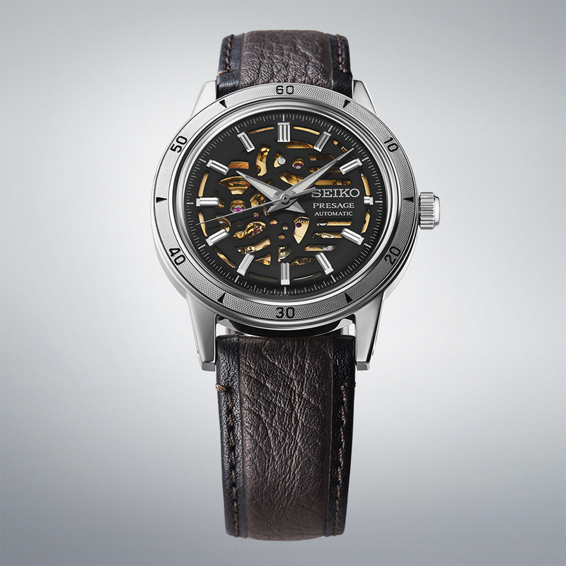 Seiko Presage Style 60s ‘Elegant yet Rugged’ Biker Automatic Men’s 39mm Watch SSA461J1