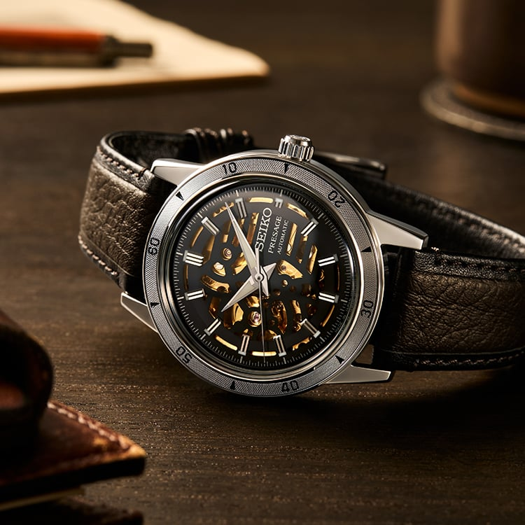 Seiko Presage Style 60s ‘Elegant yet Rugged’ Biker Automatic Men’s 39mm Watch SSA461J1