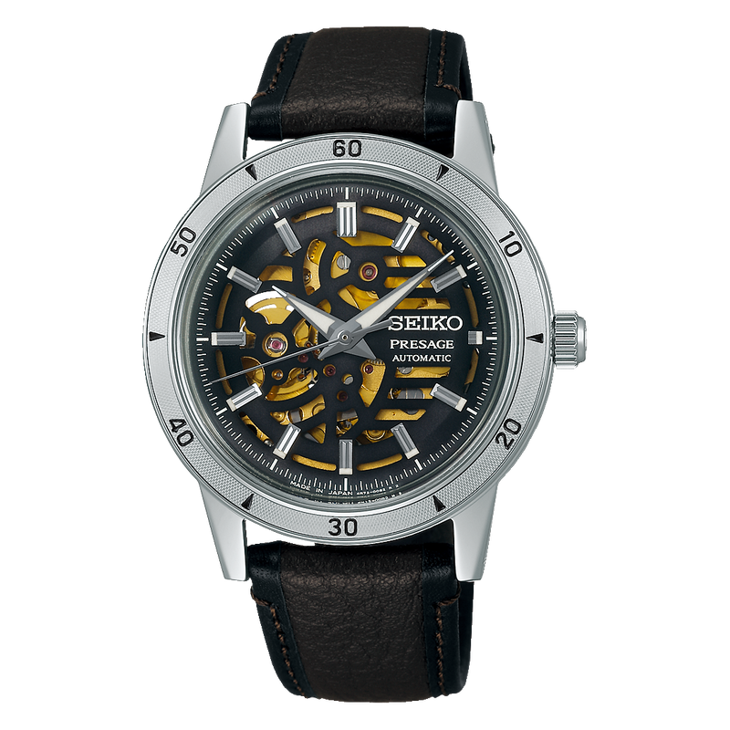 Seiko Presage Style 60s ‘Elegant yet Rugged’ Biker Automatic Men’s 39mm Watch SSA461J1