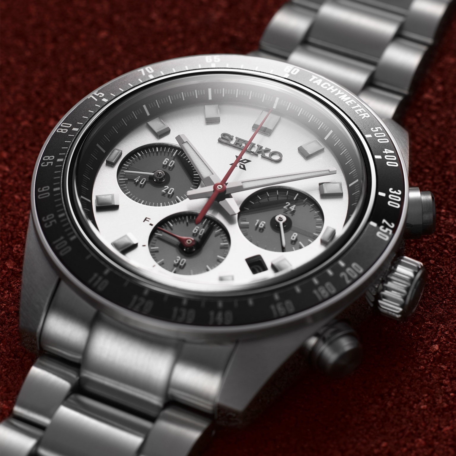 Seiko Prospex Speedtimer Solar Chronograph ‘Silver Go Large’ 41.5mm Men’s Watch SSC911P1
